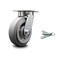 Service Caster 6 Inch Kingpinless Thermoplastic Rubber Wheel Swivel Caster with Swivel Lock SCC SCC-KP30S620-TPRRF-BSL - alternate 1